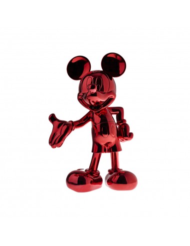 Figurine Mickey 30cm - chromé rouge