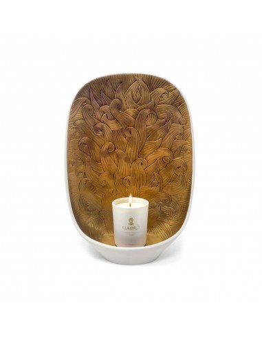 Support bougie Mirage en porcelaine