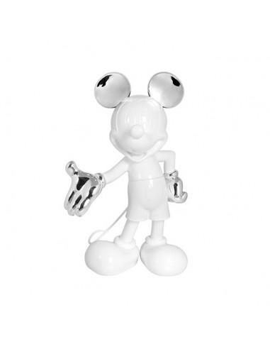 Figurine Mickey - blanc & argent
