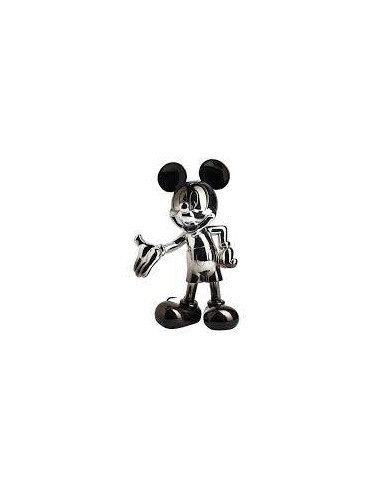 Figurine Mickey - dégradé noir et argent