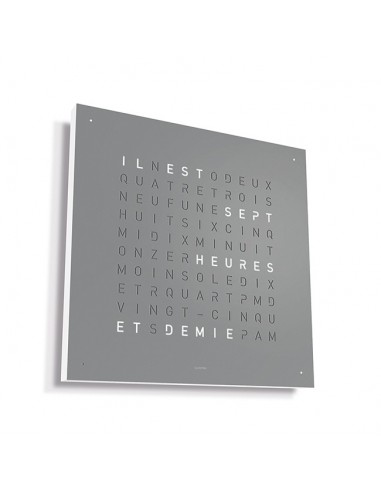 Horloge Classic - finition acier laqué