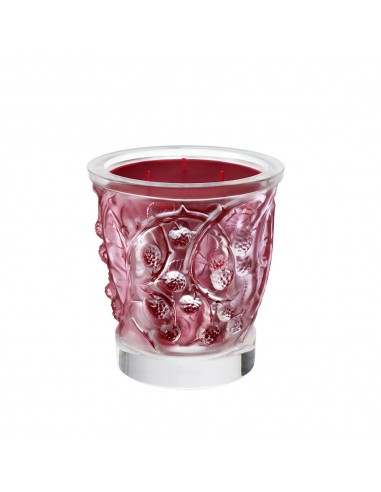Bougie Lalique - Vase de cristal Epines