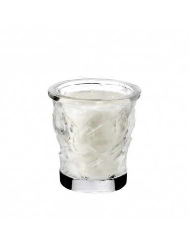 Bougie Lalique - Vase de cristal Océans