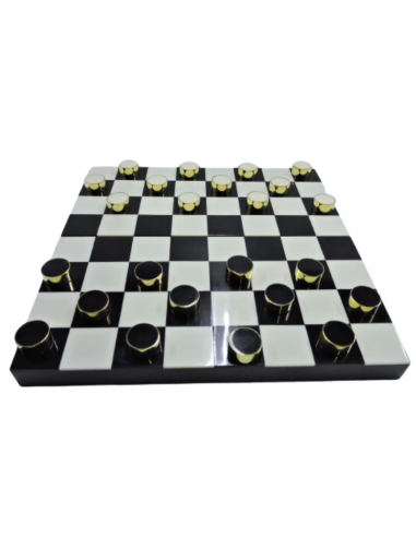 Jeu de dames Black & White 31x31cm