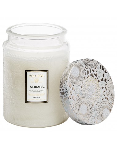 Bougie en verre Japonica 453g