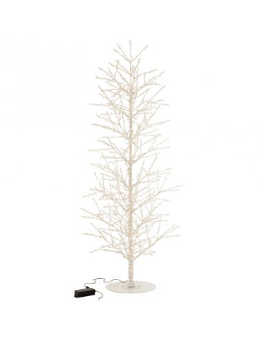 Arbre LED blanc à perles H240cm