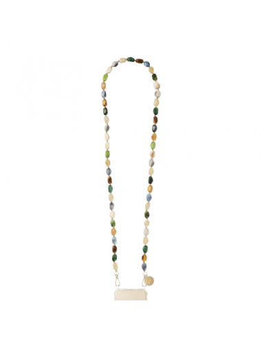 Chaine Polly multicolore perles