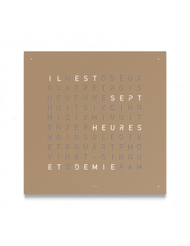 Façade acier laqué pour horloge Earth 45