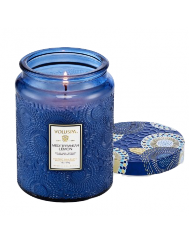 Bougie en verre Japonica 453g