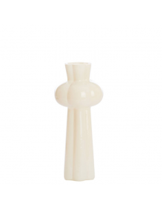 Vase Corfou S - verre crème
