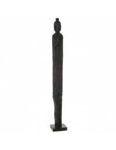 Sculpture Java noire H110cm