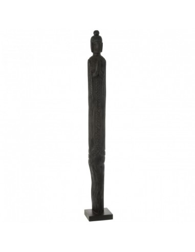 Sculpture Java noire H110cm