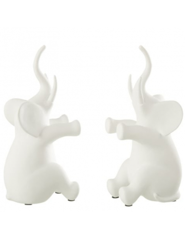 Paire de serre-livres Elephant assis