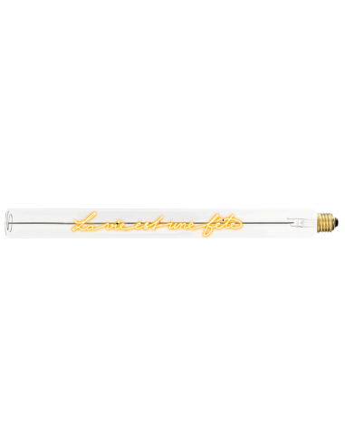 Message in the Tube - "La vie est une...