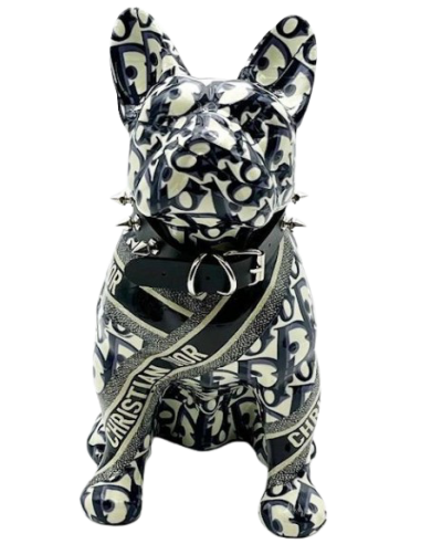 Sculpture Dog Noir Signature