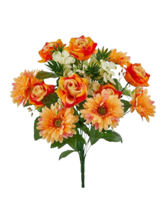 Bouquet roses et gerbera...