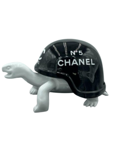 Tortue Gabrielle noire et...
