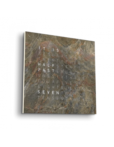 Horloge Earth 45 boitier blanc -...
