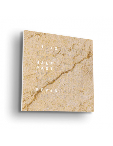 Horloge Earth 45 boitier blanc -...