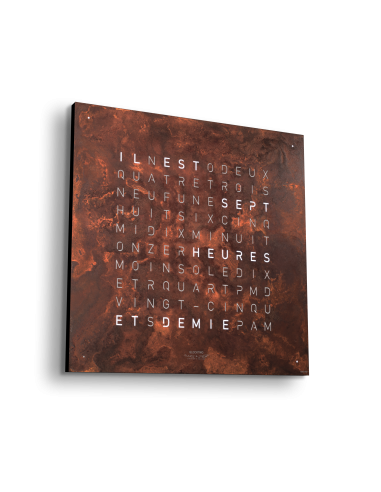 Horloge Earth 45 boitier noir -...
