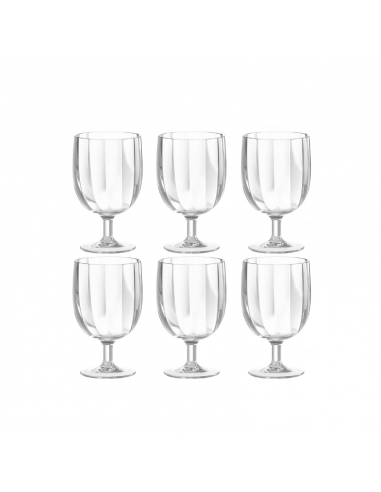 Verres Pool Party transparents (set...