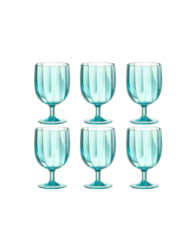 Verres Pool Party bleus (set de 6)