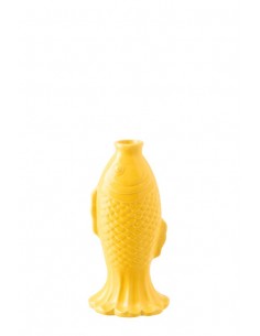 Vase soliflore Fish - jaune