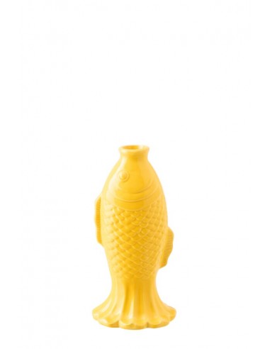 Vase soliflore Fish - jaune