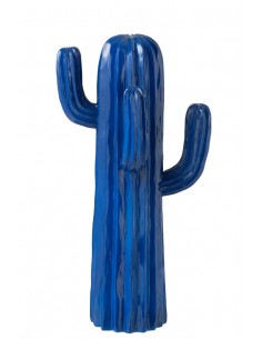 Sculpture Blue Cactus 42cm